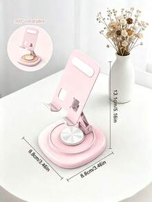 Dudukan Ponsel & Tablet Berputar 360°, Stabil & Anti-Selip, Sudut Dapat Diatur, Desain Lipat Portabel, Bahan Logam, Cocok Untuk Meja, Kantor, Luar Ruangan, Berkemah & Menonton Film - Beraneka warna - View 8