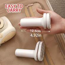 Multifunctional Adjustable Telescopic Clothes Drying Rack With Rotating Clips, White Plastic Material, Space-Saving, Suitable For Dorms, Bathrooms, Closets, Travelers And Small Homes. Lightweight And Compact, Quickly Dries Clothes, Equipped With Strong Clips, Versatile Function, Ideal Laundry Accessory Choice. - Multicolor - View 9