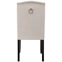 Beige Matbordsstolar Set 4-Pack med Ek Bänkar - Beige - Visa 11
