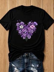 Women T-Shirts - Black - View 1