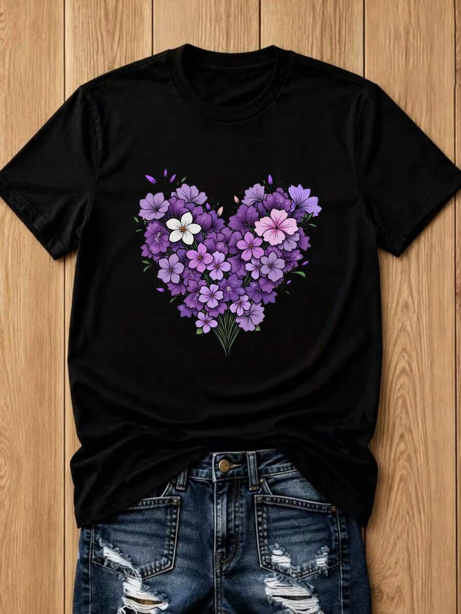 Women T-Shirts - Black - View 1