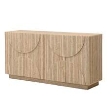 Sideboard Mit Regalen, Sideboard Mit Rebounder, Natürliche Holzmaserung - 彩色 - 查看 9