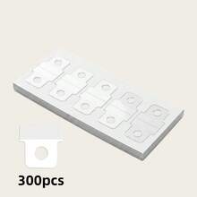1 Set 300pcs Transparent Self-Adhesive Hole Reinforcement Stickers, Suitable For Notebooks, Planners, Scrapbooks - Loose Leaf Binder Refill Pages, Compatible With Binders, Journals, Stationery - Clear - View 9