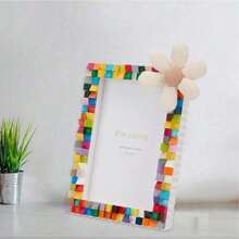 1 Set Bingkai Foto Balok Bangunan DIY Kreatif Berwarna-warni - 6,77x4,86 Inci, Termasuk Penyangga dan Alat Menggambar, Dekorasi Rumah - Aktivitas Seni Musim Gugur, Pembuatan Hadiah Liburan, Kerajinan Keluarga Thanksgiving, Set Seni Dinding yang Dipersonalisasi - beraneka warna - View 11