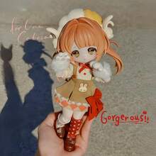 Choose 1 Out Of 6 Rabbit Dream Box Candies Flexible Mobile Joints Collectible Action Figure | PVC Mixed Color, Changeable Outfit Surprise - Multicolor - View 8