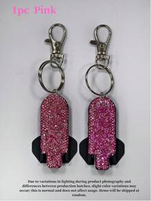Bottle Cap Opener Keychain - [Top Ring Opening Tool] Rhinestone Manual Can Opener/Soda, Beer & Beverage Can Convenient Tool/Leak-Proof Easy-Pull Tab Opener - Multicolor - View 14