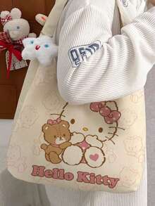 SANRIO Hello Kitty 風格手提包，時尚手提包，適合旅行使用，完美適用於日常使用與戶外活動，完美禮物 - 彩色 - 查看 3
