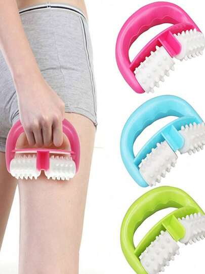 1PC Manual Roller Massager, Suitable For Legs, Abdomen, Neck, Hips - Portable Slimming And Shaping Tool
