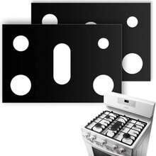 2 Pack Gas Stove Burner Cover, Stove Guard Stove Top Protector, Gas Stove Burner Liners, Compatible With Samsung Gas Stove Range, For Kitchen Cooking, Reusable, Non-Stick And Washable 24.4 X 16.3inch - As Pic - View 3