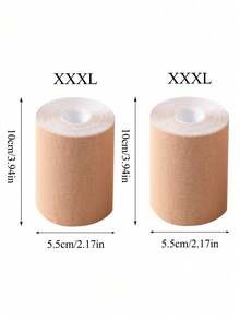 1/2pcs Breast Lift Tape,Invisible Self-Adhesive Disposable Tape, Elastic Sports Tape - Breathable Lifting Breast Tape, Suitable For A-F Cup Sizes - Multicolor - View 17