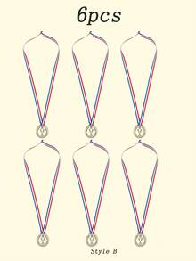 18/12/6/1pc Plastic Gold Champion Medal Bulk Pack, Suitable For Sports, Back To School, Game Competition, Party Favors And Decoration - Multicolor - View 14