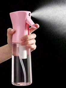 1pc High Pressure Continuous Spray Bottle, Alcohol Continuous Sprayer (10.1oz/100/200/300ml), Household Continuous Spray Bottle, Ultra-Fine Mist Sprayer, Reusable Hair Product, Refillable Bottle, Back To School Essential, Gift For Girls - Pink - View 21