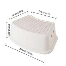 Non‑Slip Step Stool With Anti‑Slip Granular Surface, Stable Tip‑Resistant Base, Multiple Color Options, Ergonomic Curve Fitting Foot Shape, Lightweight With Carry Handle, Ideal For Stepping During Washing And Toilet Use - Multicolor - View 16
