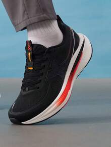 XTEP Tancheng 3.0 Men's Running Shoes New Fitness Training Shoes Shock-Absorbing Breathable Running Shoes - Black/Charcoal Grey - View 1