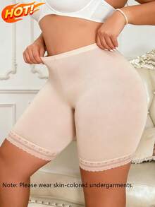 2pcs Plus Size Women Safety Shorts, Prevent Thigh Chafing - Multicolor - View 5