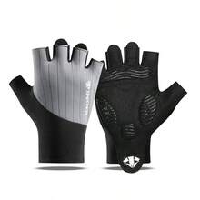 Unisex Half-Finger Sports Gloves, Anti-Slip, Wear-Resistant, Anti-Callus, Breathable, Shock-Absorbing Palm Protection, Suitable For Gym/Cycling/Training - A - View 13