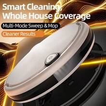 Fully Automatic Smart Robot Vacuum Cleaner, High-Efficiency Vacuum Designed For Home Use, Combines Sweeping, Suction, And Mopping Functions In One, Comprehensive Cleaning For Home Environment. Equipped With Advanced Smart Navigation System, Precisely Plans Cleaning Routes, Automatically Avoids Obstacles, Powerful Suction Combined With Smart Mopping, Easily Handles Various Floor Stains. Suitable For Hard Floors, Carpets And Other Multiple Scenarios - Multicolor - View 8