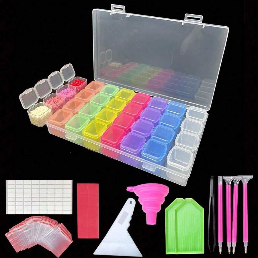 1套水鑽繪畫工具 - 彩色 - 查看 1