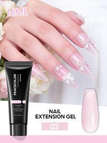 PEACECOLOR 16ml Poly Nail Extension Gel, UV LED Cured Quick Building Builder Gel For Nail Extension & Manicure, Multiple Colors Available, Hard Gel For Beginner Home DIY & Professional Salon Nail Art - Multicolor - View 28