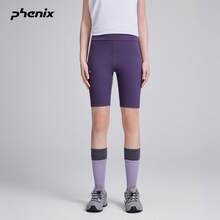 Phenix 2026SS Women's Antibacterial High Waist Tight Casual Cycling Shorts For Sports And Outdoor - Mystic Purple - View 3