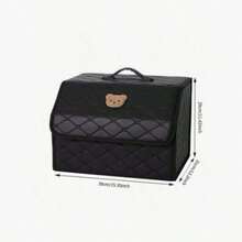 Car Trunk Storage Box Leather MultifunctionalVehicle Foldable Storage Box Organizer Car InteriorAccessories - Multiple Styles - View 4