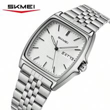 Skmei 2628 Trending Stylish Unisex Quartz Watch Clear Stainless Steel Band Waterproof Calendar In Stock Business Watch Set - one-size - View 17