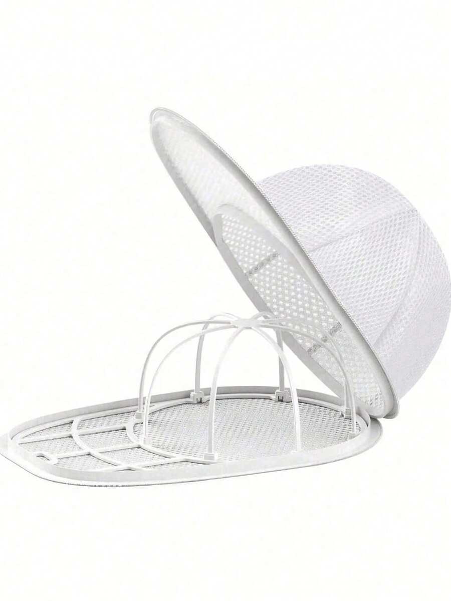 Hat Washing Protection Cover, Baseball Cap Laundry Storage Bag, Reusable Hat Washing Mesh Bag, Home Laundry Hat Care Accessory, Travel Hat Protection Cover, Daily Hat Cleaning Storage Bag, Washing Machine Hat Protection Cover, Outdoor Travel Hat Storage Tool, Daily Use - Multicolor - View 1