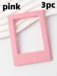 1/3/5/10pcs Colorful Transparent Magnetic Photo Frame Set, 3 Inch Wallet Size Fridge Magnets, Suitable For Mini, Customizable DIY Decorative Stickers, Mini Photo Frames For Bedroom Kitchen Office Home Decor, Ideal Birthday And Back To School Gift - Mixed - View 17