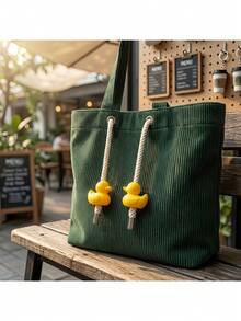 2pcs Yellow Duck Drawstring Locks - Cute Hoodie Cord Beads Decor, Universal Hoodie Drawstring Stoppers, Fun Ins Style Fashion Clothing Accessories, Unisex - A - View 2