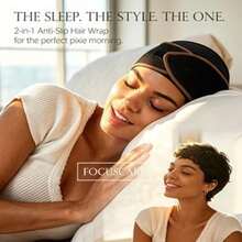 2-In-1 Non-Slip Sleep Headband - Mesh Durag Cap Suitable For Any Different Hairstyles, Adjustable Hook And Loop Closure, Comfortable And Breathable Mesh Cap - A - View 4