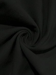 Black Linen Woven Loose Casual Pants, Suitable For Spring/Autumn/Summer, Versatile Everyday - Black - View 9