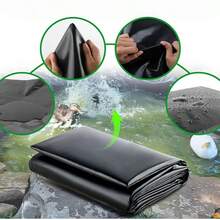 PALUDO PVC Fish Pond Liner, Durable Black Soft Preformed Pond Liner, Suitable For Fish Pond, Waterfall, Garden Fountain, Backyard Waterfall - 1 Piece Of Leak-proof Membrane - View 3
