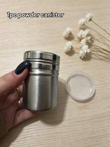 1pc Stainless Steel Powder Shaker With Lid - Fine Mesh, Can Evenly Sprinkle Baking Soda, Cocoa, Cornstarch, Coffee And Flour - Ideal Choice For Home Kitchen And Restaurant, Restaurant Kitchenware | Professional Kitchen Tools | Fine Mesh Design - Multicolor - View 14