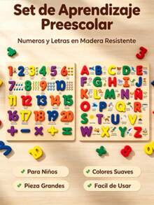 Kids Alphabet & Number Blocks - Multicolor - View 3