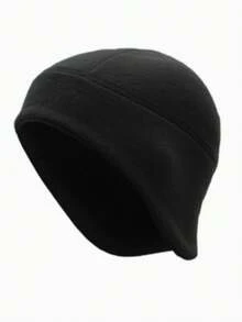 1pc Fleece Fall And Winter Ear Protection Hat, Windproof And Warm Fleece Skiing Hat, Unisex For Outdoor Cycling, Camping, Hiking, And Running. - Multicolor - View 12