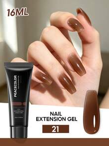 PEACECOLOR 16ml Poly Nail Extension Gel, UV LED Cured Quick Building Builder Gel For Nail Extension & Manicure, Multiple Colors Available, Hard Gel For Beginner Home DIY & Professional Salon Nail Art - Multicolor - View 25