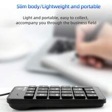 RAIKU Keyboard Input Eksternal Laptop/Mesin Kasir/Personal Laptop dengan Tombol Numerik Mini USB 23 Tombol - View 4