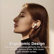 Earbud TWS Bluetooth Nirkabel dengan Peredam Kebisingan, Kualitas Suara Stereo HiFi, Casing Pengisian Daya Nirkabel, Desain In-Ear Tahan Air, Cocok untuk Perjalanan, Kebugaran, Aktivitas Luar Ruangan, dan Penggunaan Sehari-hari - A - View 4