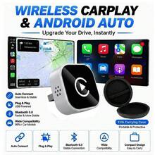 (Upgraded Anti-Drop Version) Wireless CarPlay Adapter Compatible With IPhone, 2026 Upgraded Wired To Wireless Compatible With Apple CarPlay, Mini USB Design CarPlay Adapter With Type-C Extension, Plug And Play, Stable Connection With No Delay - A - View 12