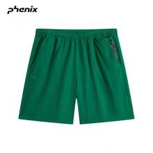 Phenix Phoenix Casual Solid Color Shorts Unisex 2026SS New Antibacterial Comfortable Breathable Sports Pants - Emerald Green - View 6
