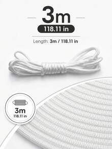 550 Paracord 4mm 7-Strand Core Type III Nylon Rope Parachute Cord Suitable For Outdoor Camping DIY Crafts - Multicolor - View 21