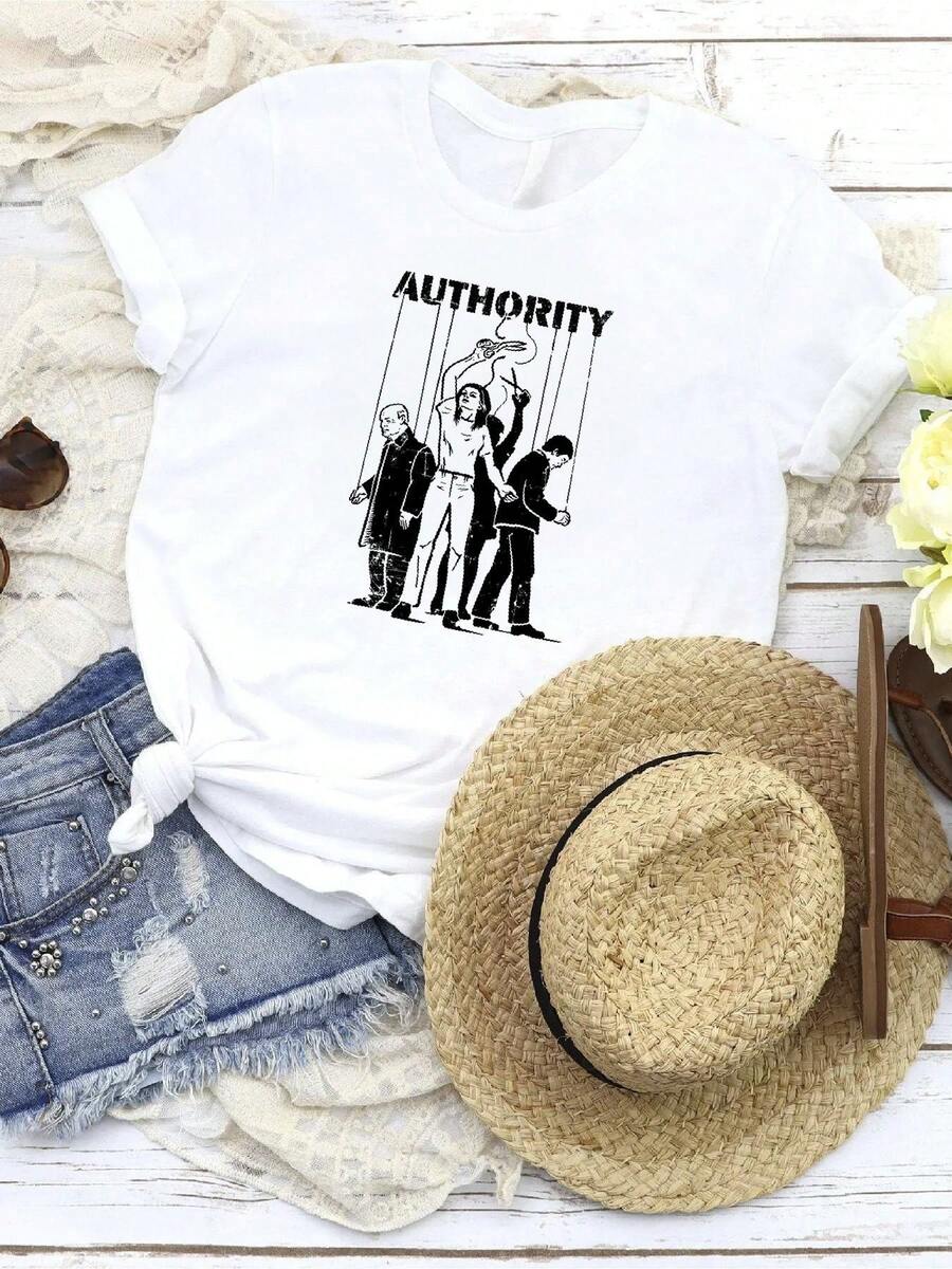 Women T-Shirts - 白色 - 查看 1