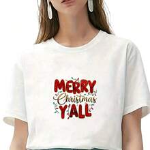 1/2/3PCS Durable Washable Heat Transfer Vinyl, MERRY Christmas YALL Christmas Lights Glitter Letter Holiday Pattern Heat Transfer, Vinyl Print, Heat Transfer Sticker, Iron-On Transfer Sticker Decal - Suitable For Pillows, DIY, Backpacks, T-Shirts, Canvas Bags, Sweatshirts, Jeans, T-Shirts, Clothing, Sewing Supplies - Multicolor - View 5