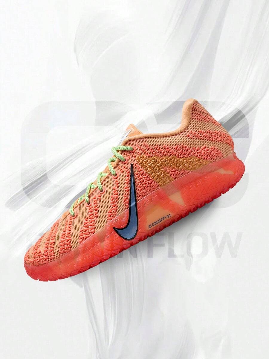 Nike Ja 3 Daybreak– Men's Lifestyle Sneakers – Shoes For Man -Vintage-Spring & Summer-Inspired Running Shoes, Shock-Absorbing Comfort, Gym To Streetwear Casual Wear-Back To School-HF2793 201 - Celestial Gold/Slate/Light Wild Mango - 查看 1