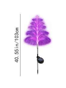 Solar Powered LED Fountain 5-Layer Jellyfish Light, With Starry Seven-Color Changing, Outdoor Lighting Waterproof, Multi-Layer Jellyfish Shaped Solar Flower Light, Suitable For Garden, Yard, Outdoor, Holiday Party Gift - One Size - View 9