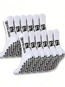 1/5/10/20 Pairs New Football Sports Socks FS Anti-Slip Thickened Terry Bottom Socks - Multicolor - View 1