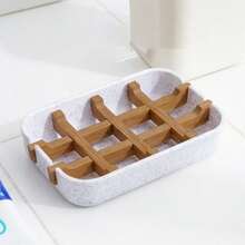 Automatic Draining Soap Dish, Modern Minimalist Style Bathroom Soap Tray, Open Mesh Design, Suitable For Shower, Bathroom, Kitchen. Minimalist Fashionable Bathroom Accessory, Soap Holder - Multiple Styles - View 9