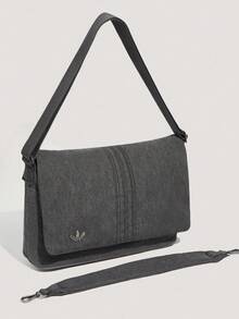 Adidas Originals Tas Bahu Denim Unisex MSG LD6377 - Grey - View 3