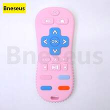 Bneseus 1pc Cartoon Remote Control Shaped Baby Teething Toy, Peanut Design Silicone Sensory Soothing Toy, Soft Silicone Material Newborn Teether, Suitable For Boys And Girls Halloween Gift, Small Gift To Put In Christmas Stocking - Remote-controlled Teething Toy - View 8