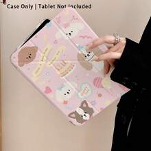 Funda protectora para tableta con soporte y efecto de pintura de patrón de perros lindos, pastel y globos, compatible con Honor 8/9/10/X8/X8A/X9/X8Pro/X9Pro, MatePad SE 11"/MatePad 11"/11.5", MatePad Pro, Apple 10th/11th Gen 2025 (A16), Galaxy Tab A7/A9 y otros modelos populares - Estilo 3 - Ver 7